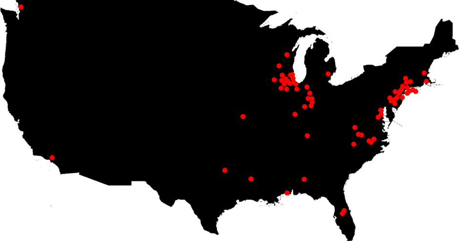 Landau Harding Project Locations
